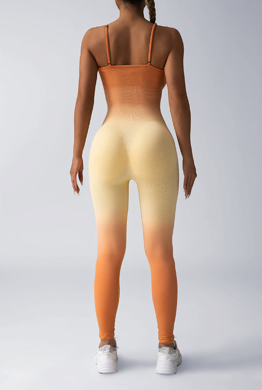 Seamless Ribbed Coverall Jumpsuit