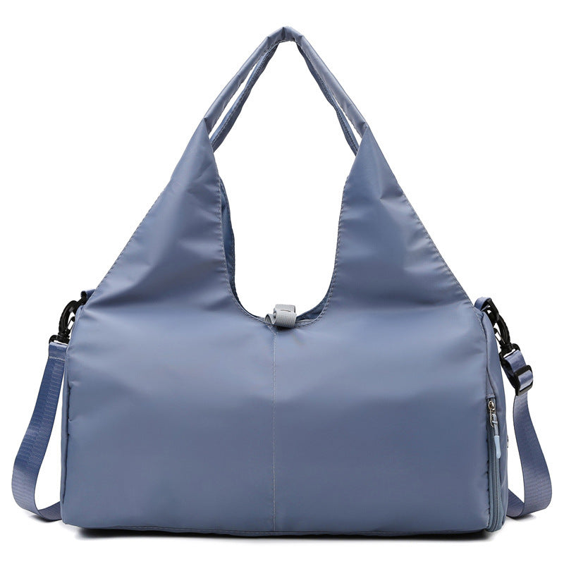 Fitness Travel Duffel – Dry/Wet Separation Bag for Women with Yoga Mat Strap