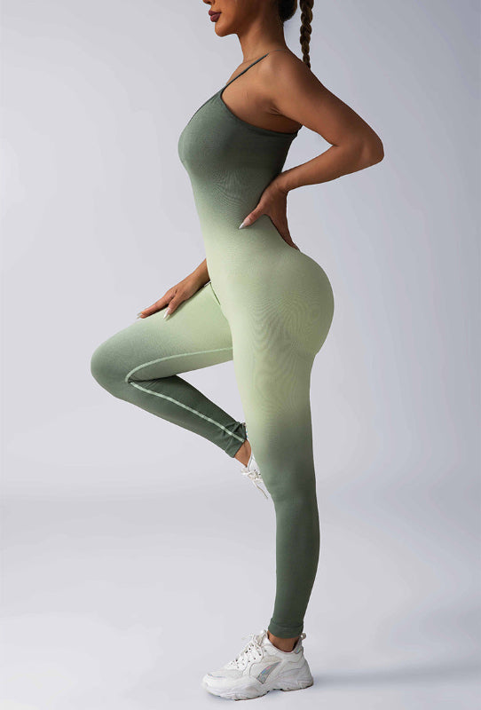 Seamless Ribbed Coverall Jumpsuit