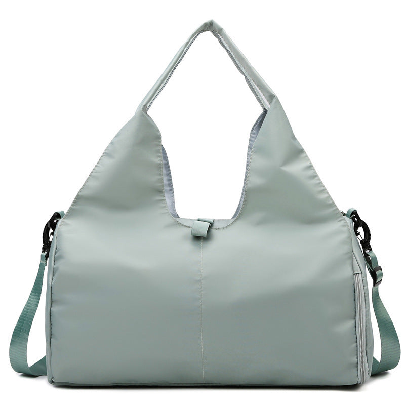 Fitness Travel Duffel – Dry/Wet Separation Bag for Women with Yoga Mat Strap