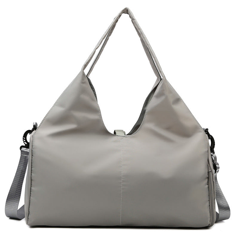 Fitness Travel Duffel – Dry/Wet Separation Bag for Women with Yoga Mat Strap