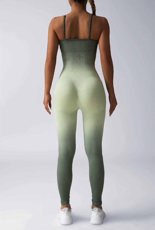 Seamless Ribbed Coverall Jumpsuit