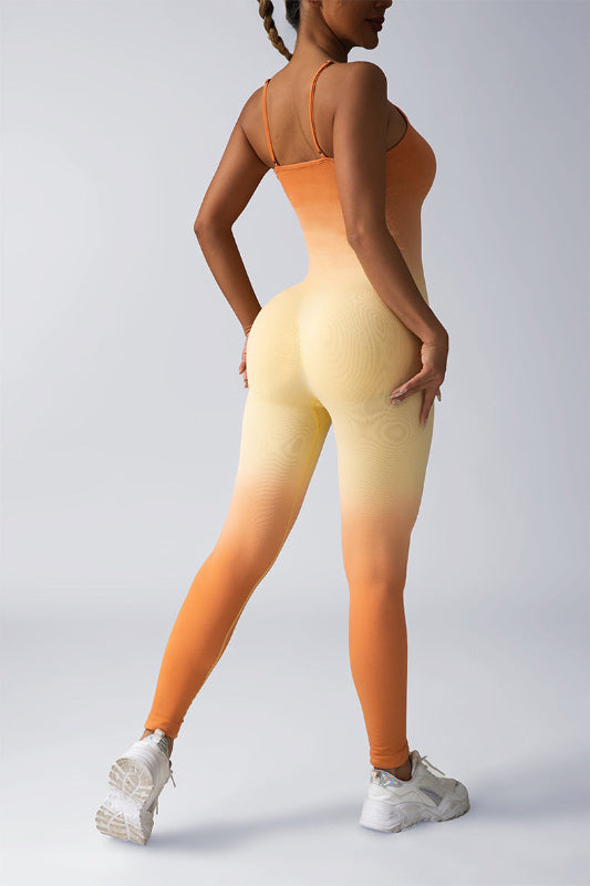 Seamless Ribbed Coverall Jumpsuit