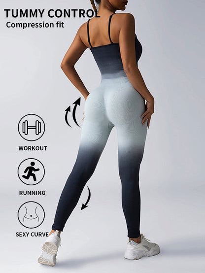 Seamless Ribbed Coverall Jumpsuit