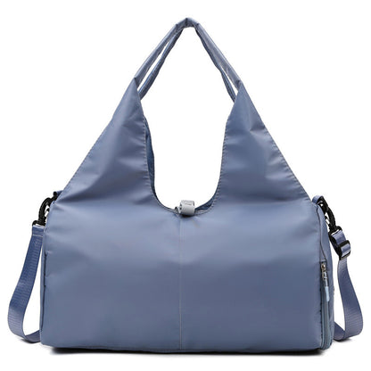 Fitness Travel Duffel – Dry/Wet Separation Bag for Women with Yoga Mat Strap