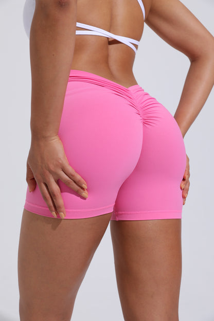High-Waisted Butt-Lifting Women's Sports Yoga Shorts – Tummy Control  Workout Shorts