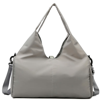 Fitness Travel Duffel – Dry/Wet Separation Bag for Women with Yoga Mat Strap