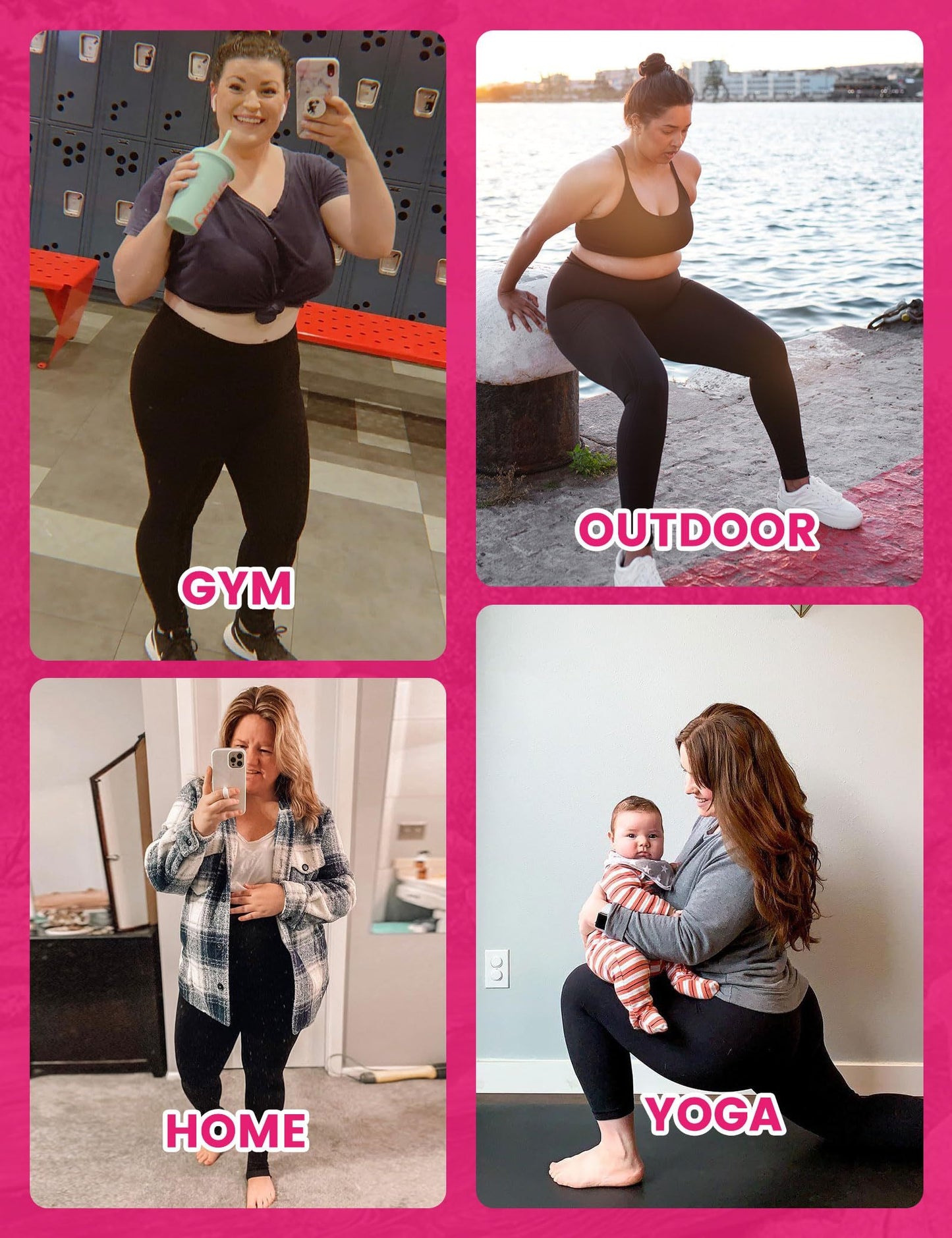 Cropped High-waisted Leggings with Pockets