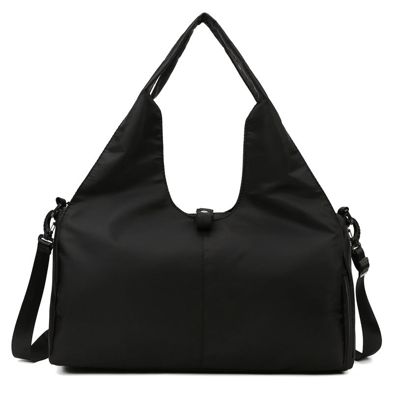 Fitness Travel Duffel – Dry/Wet Separation Bag for Women with Yoga Mat Strap