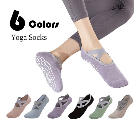 6 Pairs Women’s Yoga Grip Socks